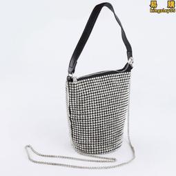 女士提手包揹包斜揹包斜揹包水桶包賽琳真皮高級感女包大容量老花復古等肩斜挎手提托特購物袋 流行 歷史價格詳細信息