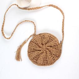 草編包 編織包 側肩包 迷你水桶包 抽繩水桶包 沙灘包 包包夏公主鑰匙零錢包手工編織草包迷你水果拉鍊包斜背包 流行 歷史價格詳細信息