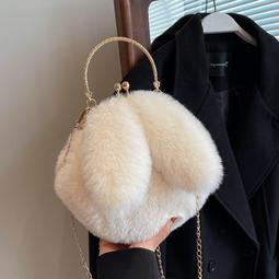 秋冬毛毛包2023新款甜美少女粉色手提腋下包小眾百搭毛絨單肩包女 歷史價格詳細信息