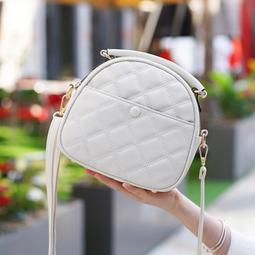 官品香奈2023新款流行女生時尚百搭洋派菱格單肩斜挎小圓包 價格比較,價格查詢,歷史價格詳細信息