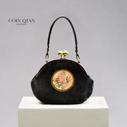 口金包 復古民族風女士手拿包旗袍包中長款零錢包小號化妝包零錢包 歷史價格詳細信息