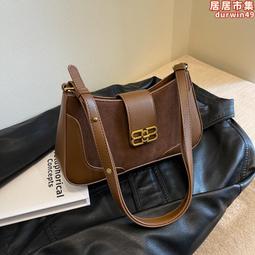 復古磨砂腋下包包女2024新款潮流行斜挎包輕奢簡約手提小方包 歷史價格詳細信息