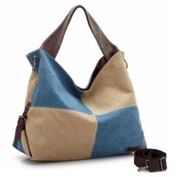 換包姐妹淘~復古風拼貼造型帆布包 歷史價格詳細信息