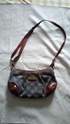 JOANNA斜側包專櫃小容量內二隔層100%進口牛皮革+進口防水單寧布肩背斜側背 歷史價格詳細信息