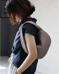 『皮皮創』原創設計手作真皮皺褶單肩包。法式復古頭層植鞣牛皮斜背包高級質感通勤側背包 大容量簡約百搭真皮斜背包 歷史價格詳細信息