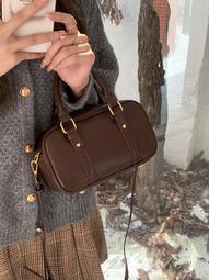 美拉德復古磨砂通勤包包女2023秋冬新款潮中古託特包大容量斜挎包 歷史價格詳細信息