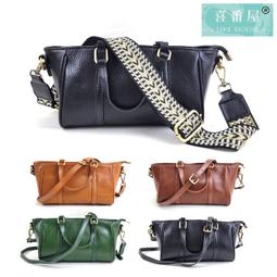 【喜番屋】真皮頭層牛皮民族風加寬背帶女士肩背包斜背包女包【LB1017】 歷史價格詳細信息