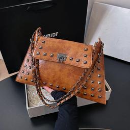 小眾質感腋下包包女2023新款潮秋冬單肩斜挎包復古時尚鏈條流浪包 歷史價格詳細信息