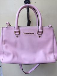 「 二手包 」 MICHAEL KORS 真皮手提斜背包（粉色）195 歷史價格詳細信息