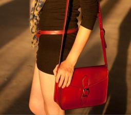 UNIPRO 真皮 扣環時尚斜背包 側背包 OL 商務 100%全牛皮保證#0149 大牌風範 歷史價格詳細信息