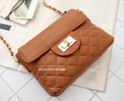 愛 BAG SHOP 韓包專賣 正韓製 直線壓紋 真牛皮革 小香款 肩背小方包 1690 預購免運 歷史價格詳細信息