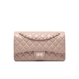 羊皮包 菱格紋 小香包 經典款單肩包穿皮金鏈 Lambskin Handbag Quilted 小號黑 歷史價格詳細信息