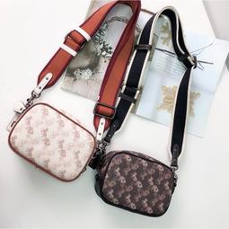 新款復古馬車標field 手提dempsey托特包奶茶色單肩斜挎包女 coach包大牌同款妖精 歷史價格詳細信息