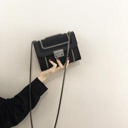 女包新款時尚鏈條單肩斜挎包韓版小眾菱格高級質感手提包天秤百貨 歷史價格詳細信息