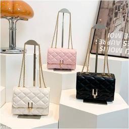 韓版小香風菱格鏈條雙肩包女 2023新款單肩包休閒百搭多口袋背包 歷史價格詳細信息