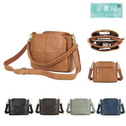 【喜番屋】真皮牛皮菱格紋女士鍊條肩揹包小包手機包女包【LB1002】 歷史價格詳細信息