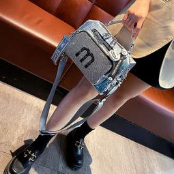 女生包包 小包 女士2022新款時尚潮流錬條包 單肩簡約毛毛手提包 歷史價格詳細信息