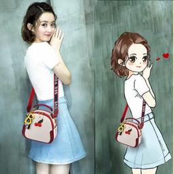 真皮小圓包2024新款女包個性高級感牛皮斜挎小包女潮流時尚女包 歷史價格詳細信息