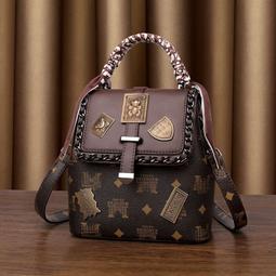 單肩雙肩兩用包女2023新款潮韓版百搭揹包時尚休閒旅行包包大容量 歷史價格詳細信息