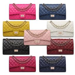 羊皮包 菱格紋 小香包 經典款單肩包穿皮金鏈 Lambskin Handbag Quilted 中號杏嬄 歷史價格詳細信息