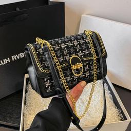 包包女2023新款秋冬小香風真皮方胖子時尚菱格鏈條斜挎包 歷史價格詳細信息