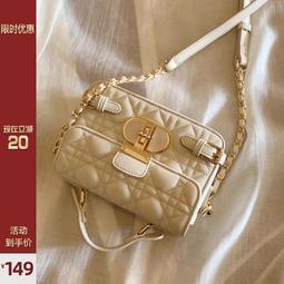 包包2023秋新款時尚高級感復古單肩包上課通勤包女包大容量斜挎包 歷史價格詳細信息