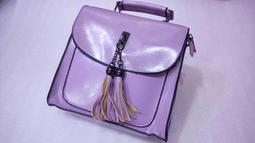 女款包 馬卡紫色 紫色 三用包 肩背 手提 斜背包 後背包 雙肩背包 流蘇 小方包 仿皮 小巧 多功能 包包 價格比較,價格查詢,歷史價格詳細信息