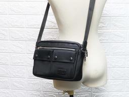 **Bonnie** 多隔層斜背包 優質防潑水微光澤圓點緹花尼龍面料＋頭層牛皮 歷史價格詳細信息