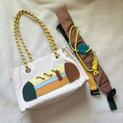 若素良品2023新款女單肩手提布包可愛軟萌羊羔毛絨撞色百搭大容量 歷史價格詳細信息