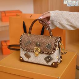 輕奢斜挎小包菱格包包女2023秋季新款時尚真皮節日送禮高級感女包 歷史價格詳細信息