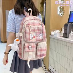 雙肩包女夏2023新款潮百搭時尚小包包軟皮質書包輕便旅行女士揹包 歷史價格詳細信息