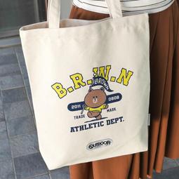 正版授權 ◆ 手提包 大學 校隊系列 Line friends 熊大 莎莉 兔兔 帆布包 手提 帆布袋 素面 便當袋 歷史價格詳細信息