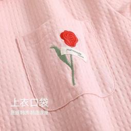 睡衣 家居服 短袖短褲 長褲長袖 睡衣女士春秋純棉圓領甜美長袖兩件套 寬松大碼秋冬季可外穿家居服 歷史價格詳細信息