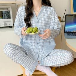 孕婦睡衣女春秋冬款純棉產後哺乳家居服空氣棉夾層加厚月子服套裝 歷史價格詳細信息