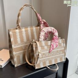 通勤大包女大容量2023新款帆布單肩媽咪包手提購物袋子百搭託特包 歷史價格詳細信息