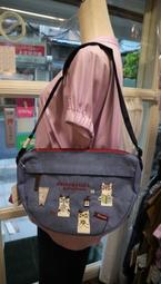 【Kusuguru Japan】日本眼鏡貓 肩背包 日本限定觀光主題系列 帆布手提肩背兩用包 -達摩&貓澤款 歷史價格詳細信息