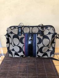 COACH 手提包 側背包 肩背包 二手真品 F18441 粉色系 賣場有Chanel LV Prada Gucci 歷史價格詳細信息