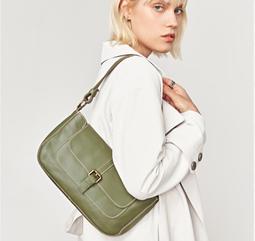 『皮皮創』原創設計手作真皮腋下包。驚喜軟牛皮包包通勤法式高級感褶皺餃子包女百搭真皮單肩包 歷史價格詳細信息