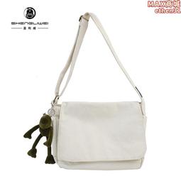 斜挎包女大學生上課包包大容量ins潮牌郵差包斜跨揹包男士單肩包 歷史價格詳細信息