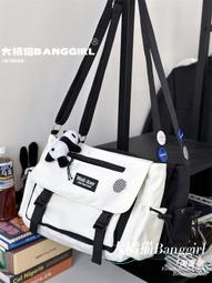 大容量復古斜挎包男式學生休閒帆布包日系工裝郵差包女單肩揹包潮 歷史價格詳細信息