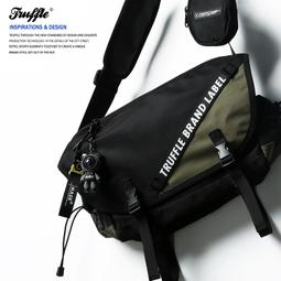 挎包男潮牌工裝休閒單肩包街頭時尚運動嘻哈斜挎包日系側肩郵差包 歷史價格詳細信息