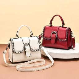 『購物趣』包包女春季新款女包手提單肩斜跨包軟皮小包包時尚綠色女式包休閒包收納包單肩包斜背包~SF05234 歷史價格詳細信息