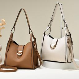 【八號館】時尚水桶包手提包女士大容量單肩斜跨包包女收納包休閒包外出包旅行包．SF10181 歷史價格詳細信息