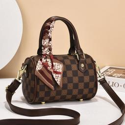 《愛網購》~SF16937~女士包包新款氣質通勤手提包時尚百搭撞色大容量單肩包女休閒包外出包收納包旅行包 歷史價格詳細信息