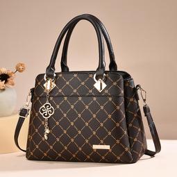 《愛網購》~SD16068~輕奢時尚手提包軟皮中年媽媽包大容量單肩斜挎包休閒包外出包收納包旅行包 歷史價格詳細信息