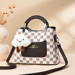 『購物趣』時尚通勤夏季百搭包包小眾洋氣手提單肩女包外出包收納包旅行包休閒包~SF13958 歷史價格詳細信息