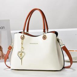 軟皮中年媽媽通勤女士斜背包 優雅大容量斜挎包 洋氣時尚多口袋女包包 潮流韓版女生單肩包 百搭女士側背包 歷史價格詳細信息