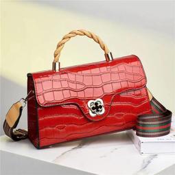 ６９９免運丷鱷魚紋手提包新款亮皮女包簡約中年女包大包媽媽包外出包收納包休閒包旅行包丷SD12124 歷史價格詳細信息
