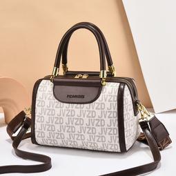 ６９９免運丷大容量波士頓手提單肩斜挎包中年媽媽包包女收納包休閒包外出包旅行包丷SF10207 歷史價格詳細信息