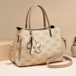 ６９９免運丷女士媽媽包新款洋氣單肩斜挎包時尚大容量手提包外出包收納包休閒包旅行包丷SF12063 歷史價格詳細信息